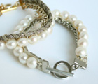 Bracelet/pearl chaine
